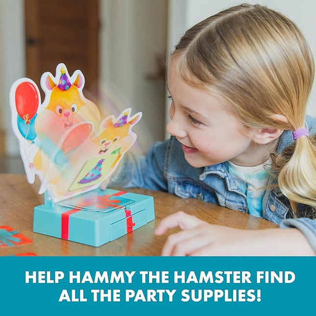 Educational Insights Hammy's Hamster Party - Memory Games for Kids, Matching Picture Card Sets, Toddler Shape & Color Recognition and Concentraction Practice, Fun Family Game Night for Ages 3+