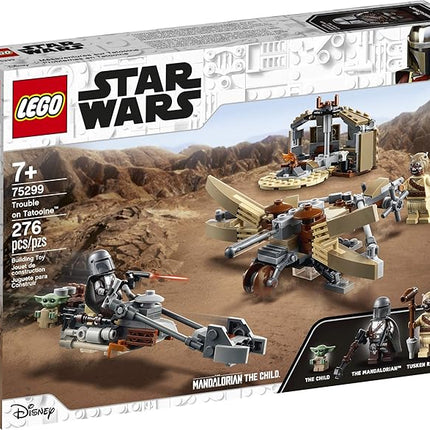 LEGO Star Wars: The Mandalorian Trouble on Tatooine 75299 Awesome Toy Building Kit for Kids Featuring The Child, New 2021 (277 Pieces)