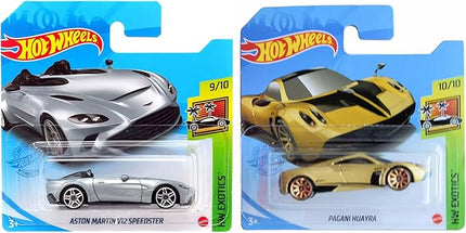 Hot Wheels 2021 Exotics Complete Set of 10 Diecast Vehicles 1/10 Thru 10/10 (Short Card Version)