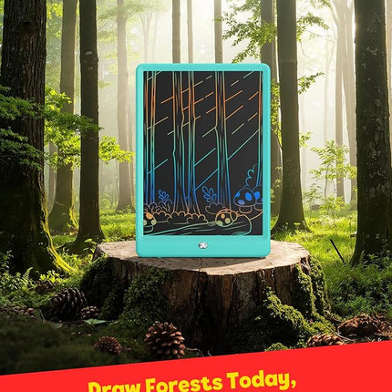 TEKFUN Kids Toys 10Inch LCD Writing Tablet, Mess Free Coloring Doodle Board, Drawing Pad for Kids Games Educational Toys for Ages 3-10 Girls Boys (Green)