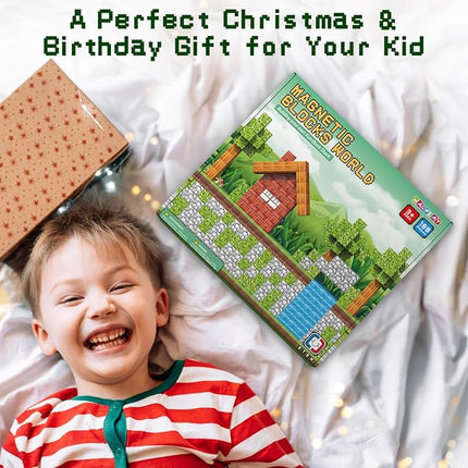 Magnetic Blocks Toys,3D Magnetic Building Toys Blocks Game Set,100PCS Construction Toys for Kids Ages 3+,STEM Sensory Educational Stacking Magnet Blocks, Christmas Birthday Gifts for Boys Girls