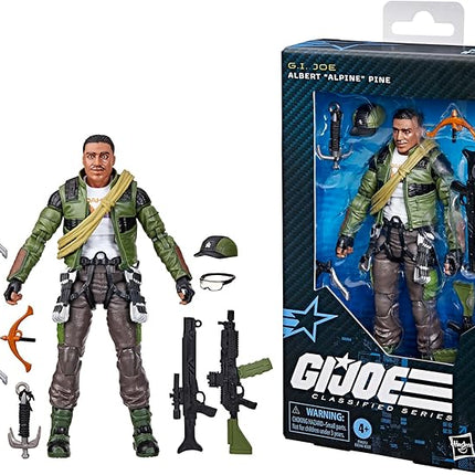 G.I. Joe Classified Series #133, Albert Alpine Pine, Collectible 6 Inch Action Figure with 9 Accessories