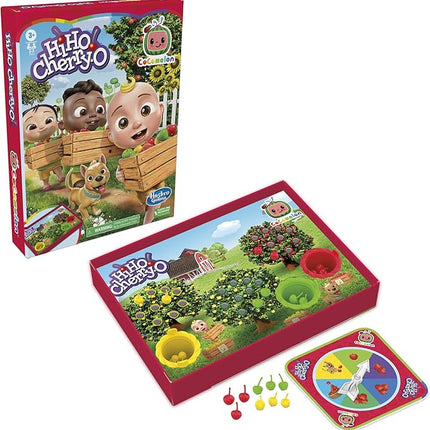 Hasbro Gaming Hi Ho Cherry-O: CoComelon Edition Board Game, Counting, Numbers, and Matching Game for Preschoolers, 2-3 Players, Ages 3+ (Amazon Exclusive)