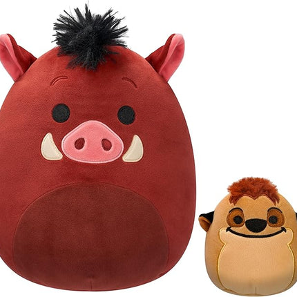 Squishmallows Original Disney Timon and Pumbaa 2-Pack - Official Jazwares Plush