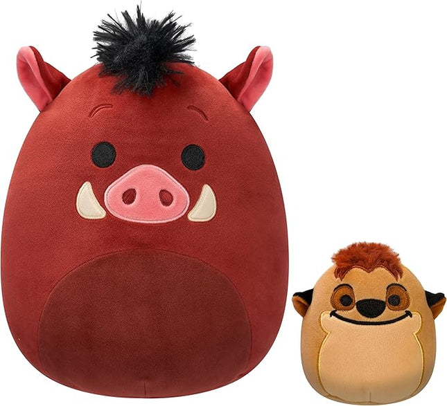 Squishmallows Original Disney Timon and Pumbaa 2-Pack - Official Jazwares Plush