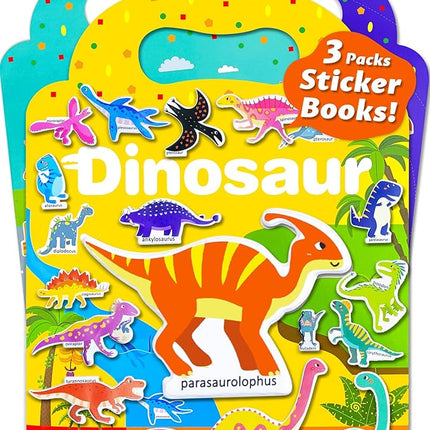 Reusable Sticker Book for Toddlers 2-4 Years, Stickers for Kids, Toddler Sticker Book Ages 1-3, Toddler Craft Activities, Toddlers Travel Toys Ages 2+ Boy Girl Birthday Gifts