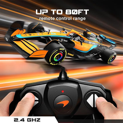 Voltz Toys Authentic Licensed 1:18 McLaren F1 MCL36 Remote Control Car - F1 Collection RC car Series for Kids and Adults - 2.4GHz RC Car for Gift (1:18 McLaren F1 MCL36)