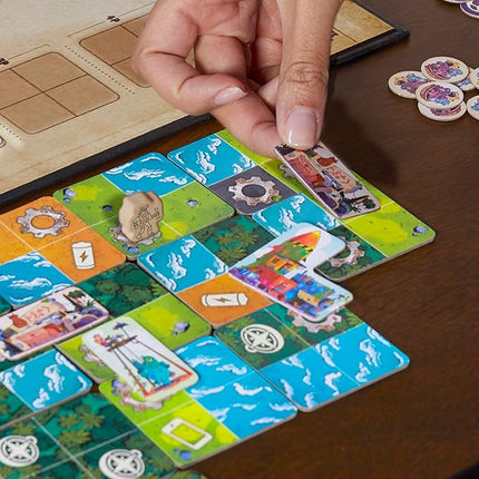 Life in Reterra Strategy Board Game | A Community (Re) Building Game | Ages 10+ | 2 to 4 Players | 35 Mins. Avg. | Games for Adults & Families