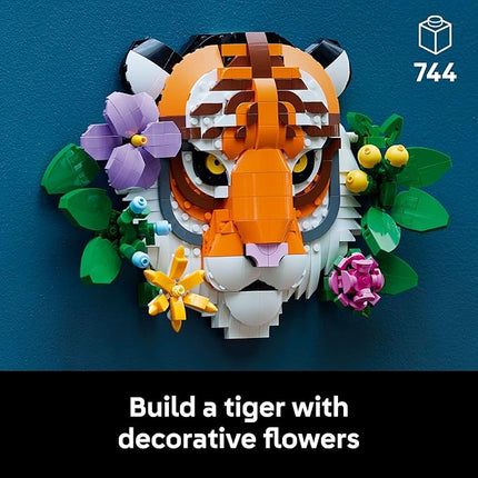 LEGO Art The Fauna Collection – Tiger, Building Set for Adults 18+ - New Home or Housewarming Gift Idea - Collectible DIY Kit for Men and Women Who Enjoy Arts and Crafts - 31217