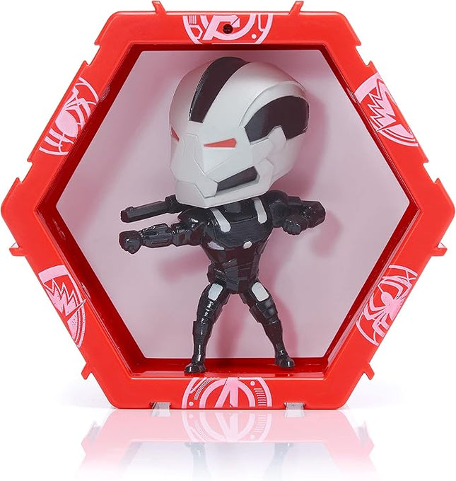 WOW! STUFF PODS Marvel Avengers Collection - War Machine| Superhero Toys Light-Up Bobble-Head Figure | Official Marvel Collectable Toys & Gifts | Number 212 in Series, Multicolor, 4 inches