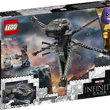 LEGO Marvel Black Panther Dragon Flyer 76186 Building Kit Toy; Create The Final Battle Scene from Avengers: Endgame; New 2021 (202 Pieces)
