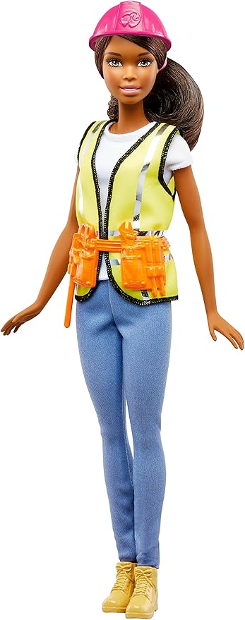 Barbie Builder Doll & Playset, Black Hair