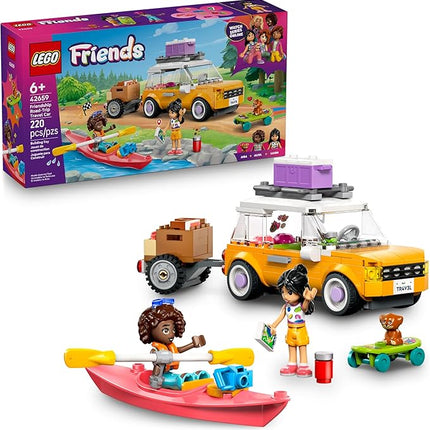 LEGO Friends Friendship Road-Trip Travel Car Toy - Buildable Storytelling Playset with Pretend Play Toys and Puppy Figurine - Fun Birthday Gift Idea for Girls & Boys, Ages 6+ - 42659
