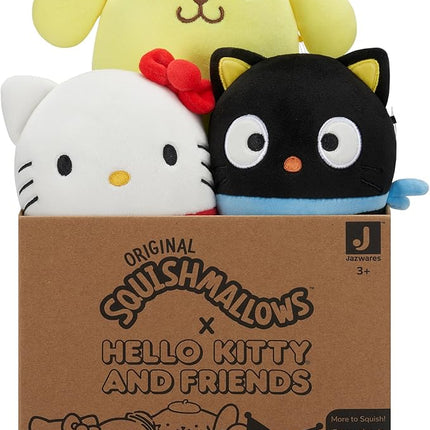 Squishmallows Original Sanrio 5in Mystery 3-Pack – Official Jazwares Plush (Little)