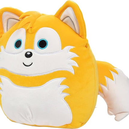 Squishmallows Original 8-Inch Tails - Sonic The Hedgehog- Official Jazwares Plush - Collectible Soft & Squishy SEGA Stuffed Animal Toy - Add to Your Squad - Gift for Kids, Girls & Boys