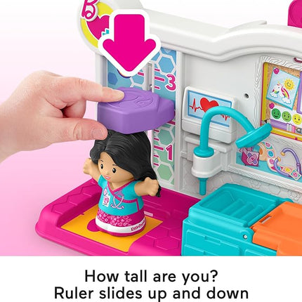 Fisher-Price Little People Toddler Toy Barbie You Can Be Anything Doctor Playset with Figure for Preschool Pretend Play Kids Ages 18+ Months