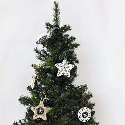 Wee Gallery Holiday Lacing Cards, Sewing Board and Travel Game for Toddlers and Preschoolers, Fine Motor Skills Toy, Montessori-Inspired Educational Kids Craft Activity for Ages 3+