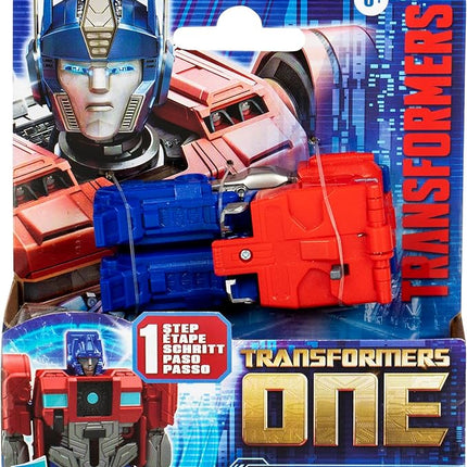 Transformers One Cog Changer Optimus Prime (Orion Pax) 4-Inch Robot Action Figure, Interactive Toys for Boys and Girls Ages 6 and Up
