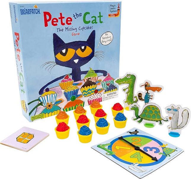 Briarpatch Pete the Cat The Missing Cupcakes Game, Fans of Pete the Cat Books, Ages 3+