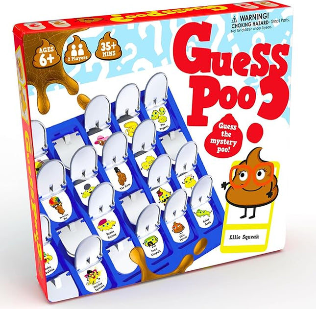 Boxer Gifts Guess Poo Board Game - Funny Poop Games For Kids Ages 6+ & Adults | Fun Gifts for Children On Birthdays, Christmas and Family Games Night