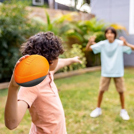 NERF Turbo Jr. Kids Foam Football - Classic Foam Football for Kids - Indoor + Outdoor Soft Foam Ball - Kids Mini Soft Foam Ball - NERF Toy Football for Kids - Easy Throw + Catch Youth Football