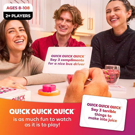 WHAT DO YOU MEME? Quick Quick Quick by Relatable, Unleash Your Inner Funny with The Ultimate Party Games for Friends and Family Game Night, The Fastest Way to Have Fun, Ages 8 to 108