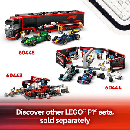LEGO City F1 Driver with McLaren Race Car Toy - Model Car Building Toy Kit for Kids, Boys and Girls, Ages 6+ - F1 Collectible for Fans - with a Driver Minifigure - Gift Idea for Birthdays - 60442