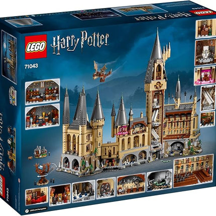 LEGO Harry Potter Hogwarts Castle 71043 Building Set - Model Kit with Minifigures, Featuring Wand, Boats, and Spider Figure, Gryffindor and Hufflepuff Accessories, Collectible for Adults and Teens