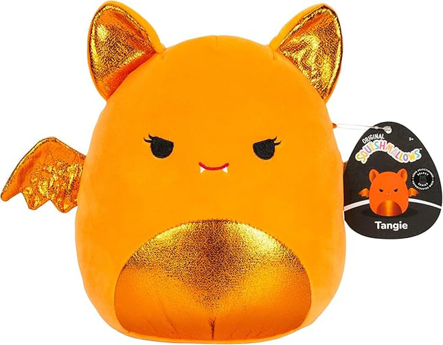 Squishmallows Original 8-Inch Tangie The Mischievous Orange Bat - Select Series Jazwares Plush (Little)