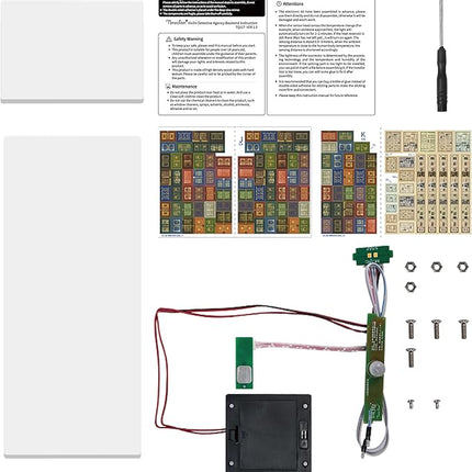 Tonecheer DIY Book Nook Kit for Adults, Wooden 3D Puzzle Bookend Bookshelf Insert Decor, Detective Booknook Miniature House Kit with Dust Cover and Body Motion Sensor LED (Violin Detective Agency)