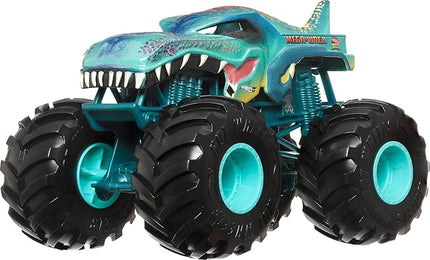 Hot Wheels Monster Trucks, Oversized Monster Truck, 1:24 Scale Die-Cast Toy Truck with Giant Wheels and Cool Designs