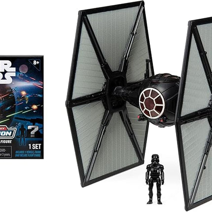 STAR WARS Mico Galaxy Squadron TIE Fighter (Battle Damage) Mystery Bundle - 3-Inch Light Armor Class Vehicle and Scout Class Vehicle with Accessories - Amazon Exclusive
