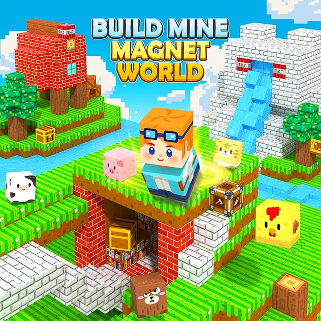 150 PCS Magnetic Blocks Toddler Toys, Magnetic Tiles Building Toys Blocks Forest Set for Kids Aged 3+, STEM Sensory Outdoor Toys Birthday Gifts Classroom Must Haves for Toddler Boys Girls 3 4 5 6 7 8