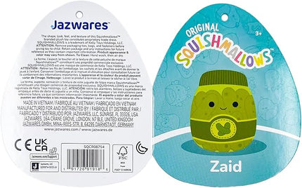 Squishmallows Original 14in Zaid The Green Pickle Jar – Official Jazwares Plush (Large)
