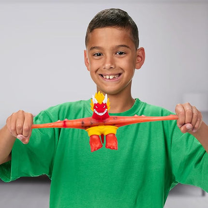 Heroes of Goo Jit Zu Hero Creator - Create Your Own Blazagon Stretch Action Figure Toy, 3 Unique Fillings