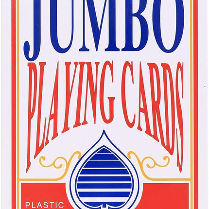 SeptCity Jumbo Playing Cards, 9.5 X 6.7 Inches Super Big Giant Game Theme Party Favors (1 Pack) (6 Times)