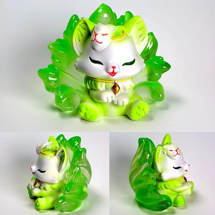 Cute Nine-Tailed Fairy Fox Mystery Box Blind Boxes Random Design Collectible Toy Figures Set for Desk Accessories Christmas Party Gifts Stocking Fillers