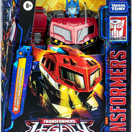 Transformers Legacy United Voyager Class Animated Universe Optimus Prime, 7-Inch Converting Action Figure, 8+