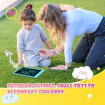 EooCoo Toddler Boy Toys, Kids Gifts, 10 Inch LCD Writing Tablet, Drawing Pad, No Mess Coloring Books for Kids, Travel Games, Gifts for Boys 4-6, Educational Toys for 3 4 5 6 7 Years Old Boys and Girls