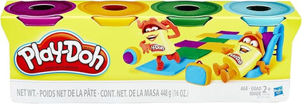 PLAY-DOH 4-PACK OF SECONDARY COLORS, Net WT 16oz