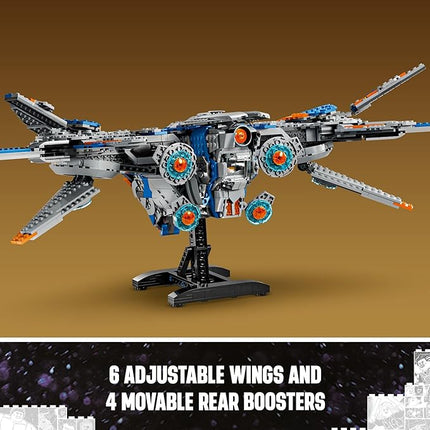 LEGO Marvel Guardians of The Galaxy: The Milano Buildable Starship Toy, Marvel Gift for Kids with 4 Super Hero Minifigures, Guardians of The Galaxy Toy for Boys and Girls Ages 12 and Up, 76286