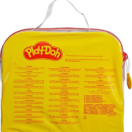 Play-Doh Starter Set 9-Piece Kit with Storage Tote & 4 Modeling Compound Cans, Arts and Crafts for Kids, Back to School Classroom Supplies, Preschool Toys, Ages 3+