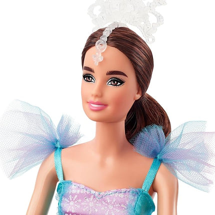 Barbie Brunette Ballet Wishes Doll with Blue and Purple Tutu and Accessories, Signature Collectible Toy for Adults and 6+ Years (JCW44)