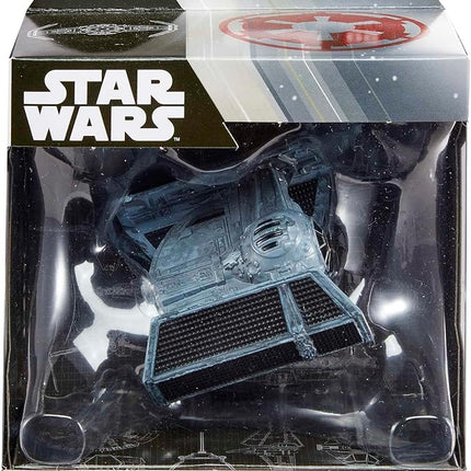 Hot Wheels Star Wars Starships Select Premium Diecast Darth Vader's TIE Advanced, Includes 1 Vehicle, 1 Display Stand