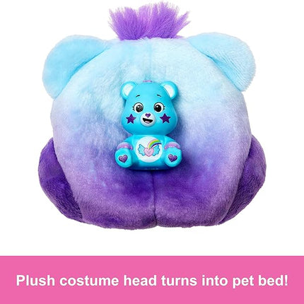 Barbie Cutie Reveal Care Bears Chelsea Small Doll & Accessories, Series 2 with Plush Costume & 6 Surprises Including Color Change (Styles May Vary)