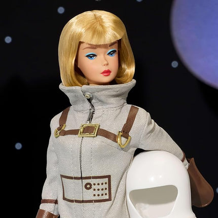 Barbie Miss Astronaut Doll Collectible with Silver Suit, Space Boots & Helmet Accessory, 1965 Vintage Repro (Amazon Exclusive)