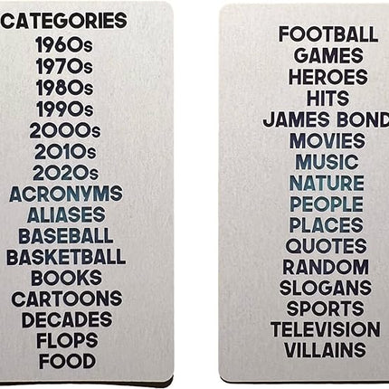 More Than You Know – A Party Trivia Game with an Expansion App Providing Abundant Additional Categories and Questions