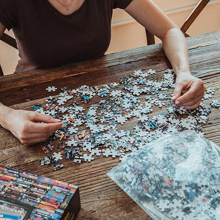 Blockbuster Era 1000-Piece Jigsaw Puzzle, Brain Teaser for Kids and Adults | 28 x 20 Inches