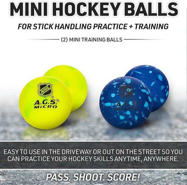Franklin Sports NHL Street Hockey Balls - No Bounce Outdoor Street + Roller Hockey Balls - Official Size for Youth + Adult Street Hockey - Assorted Colors - 1, 2, 3, and 15 Bulk Packs