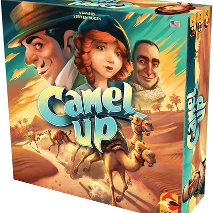 Camel Up (Second Edition) | Strategy , Dice Game | Family Board Game for Adults and Kids | Ages 8 and up | 3 to 8 Players | Average Playtime 30-45 Minutes | Made by Eggertspiele